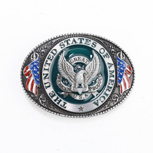WESTERN STYLE BULL HEAD BELT BUCKLE_CWABE0427