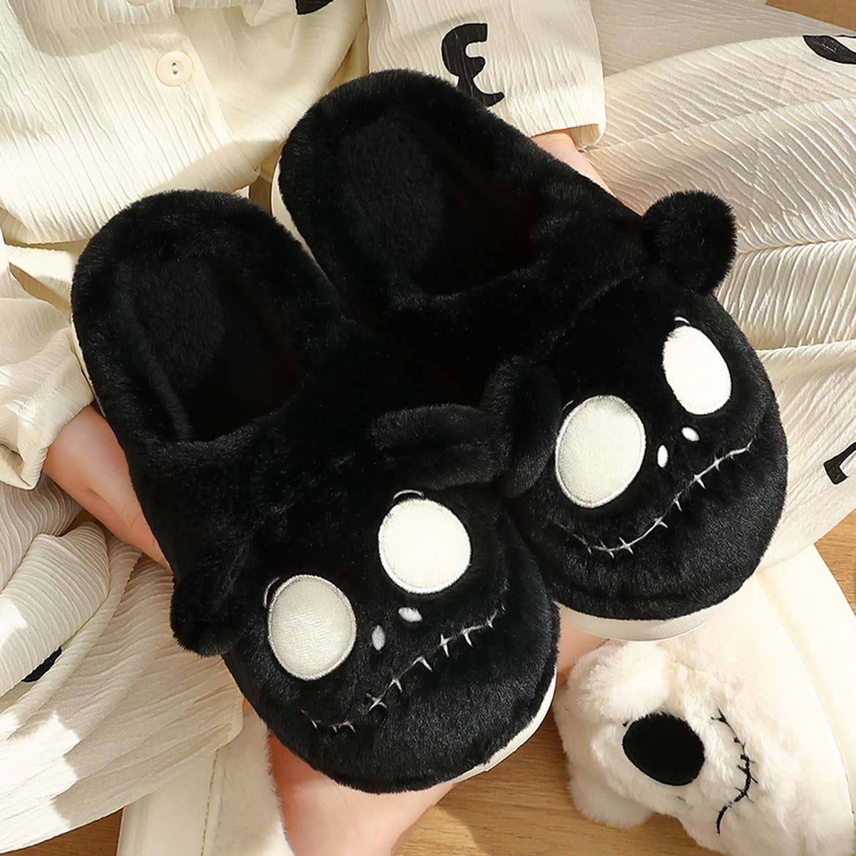 HALLOWEEN SLIPPERS CARTOON ANIMAL HOUSE SLIPPERS