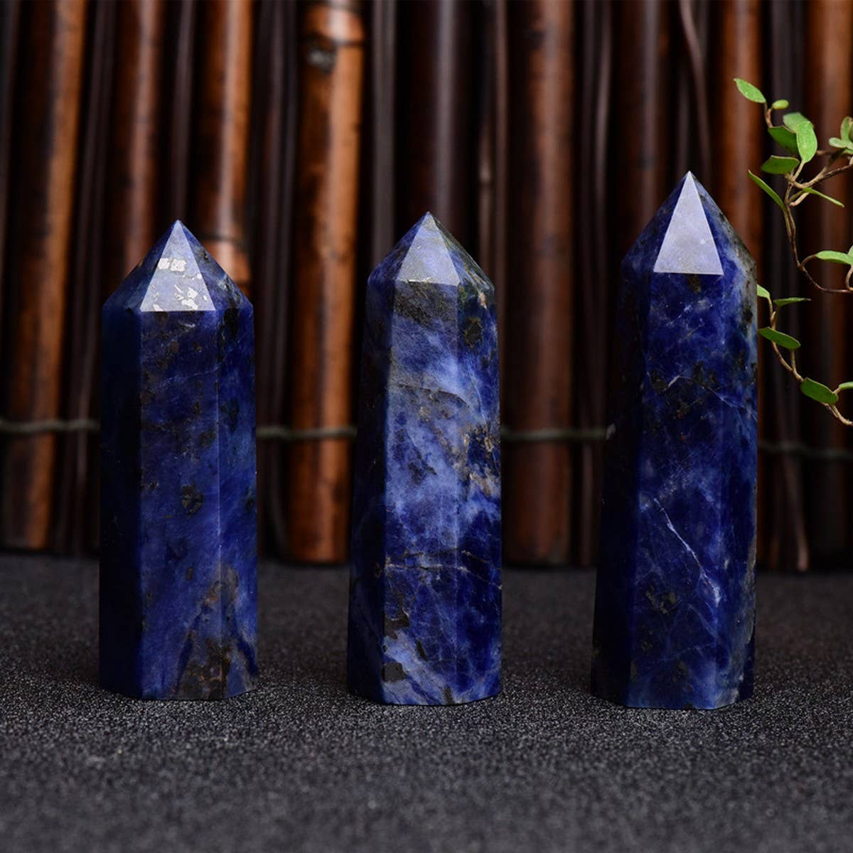 Natural Blue Lace Agate Crystal Tower
