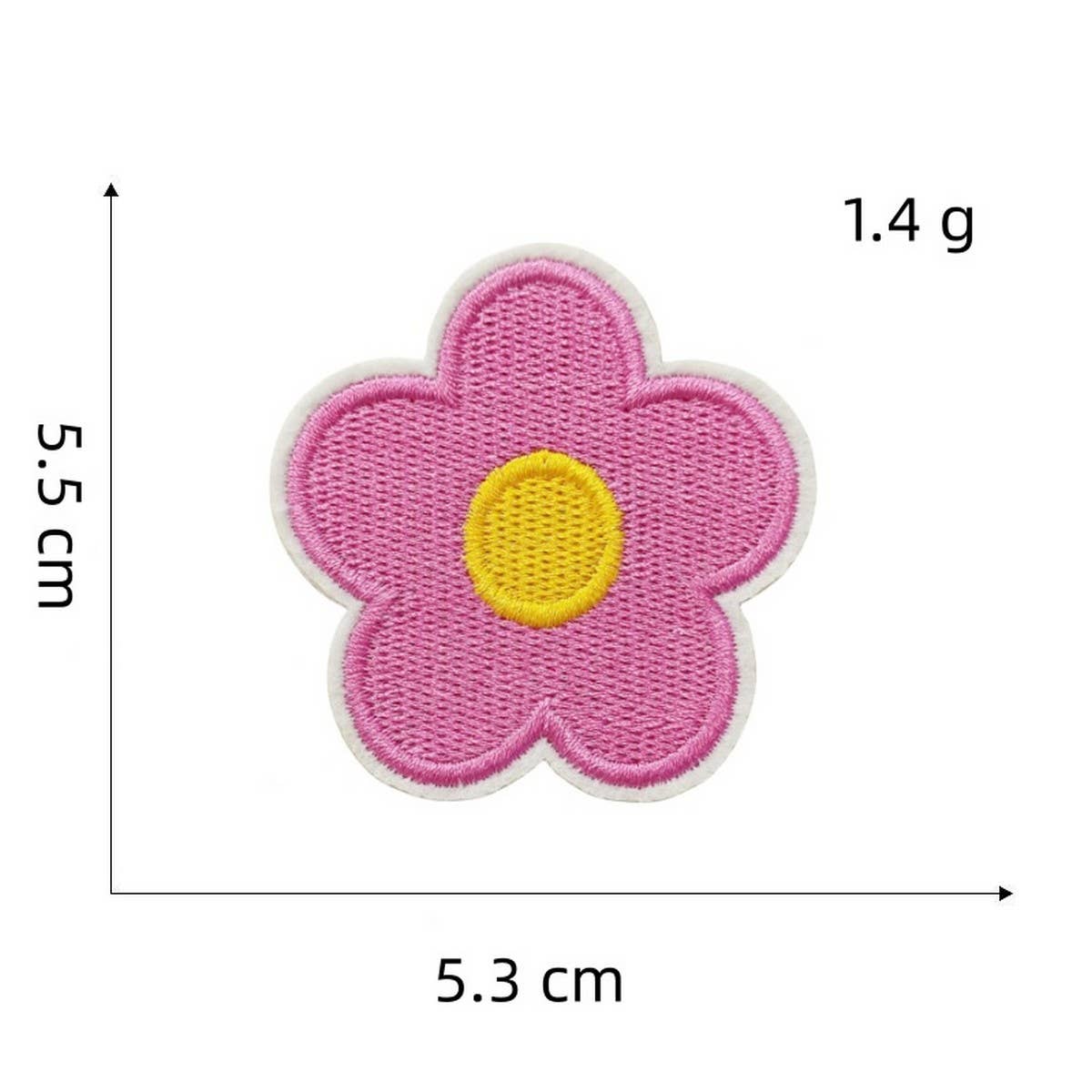 NEW PINK CARTOON EMBROIDERED CLOTH PATCH