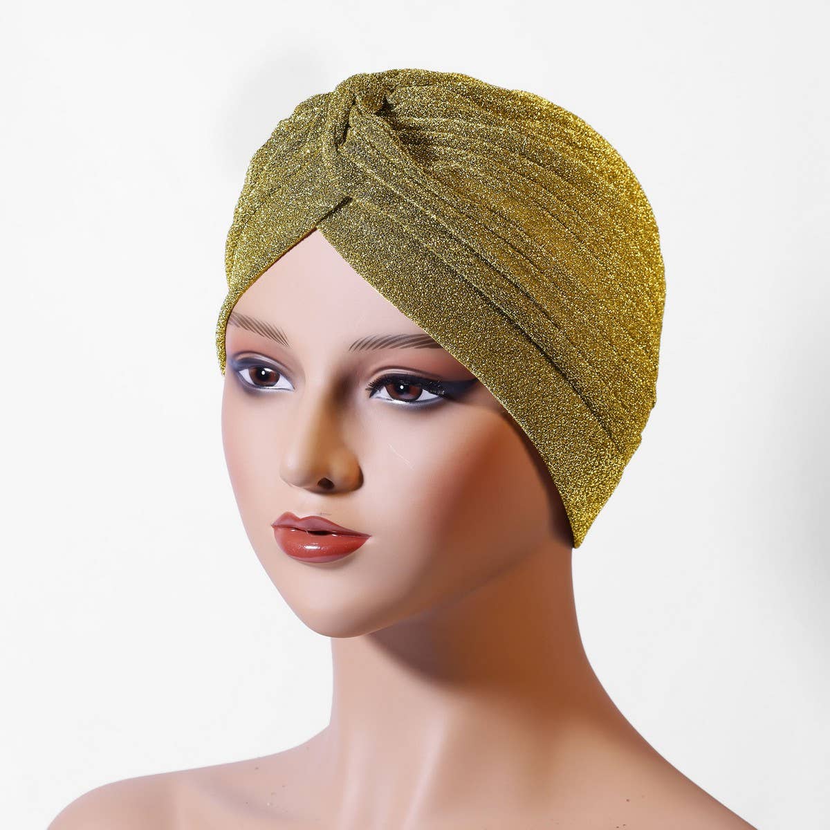 CLASSIC GOLD SHINY POLYESTER HEADBAND