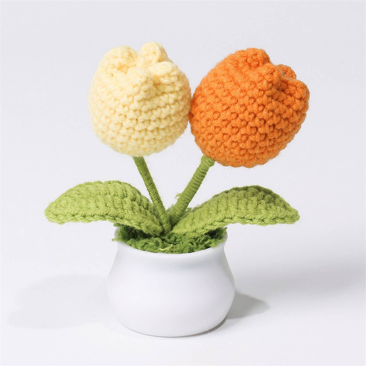CWMM9270_HAND-WOVEN BOUQUET POTTED PLANT ORNAMENTS