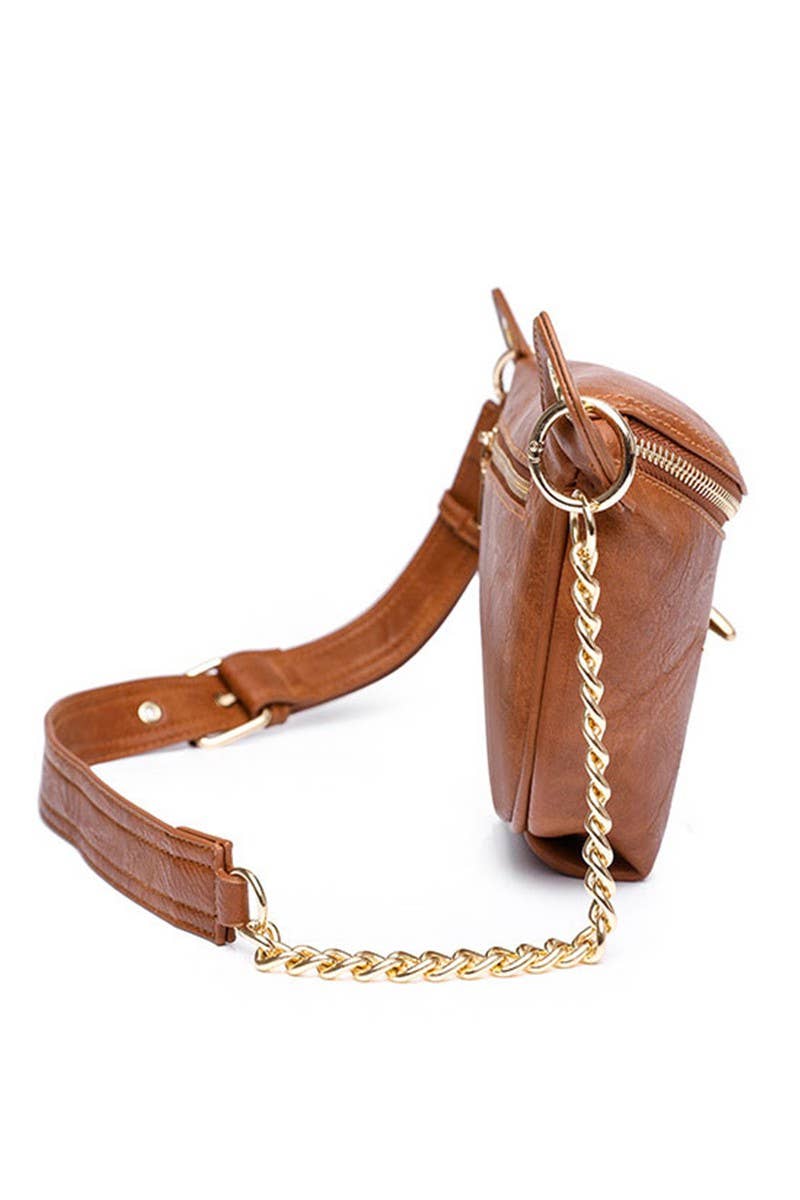 CRESCENT CROISSANT WAIST SLING BAG HIP SACK_CWAB0447