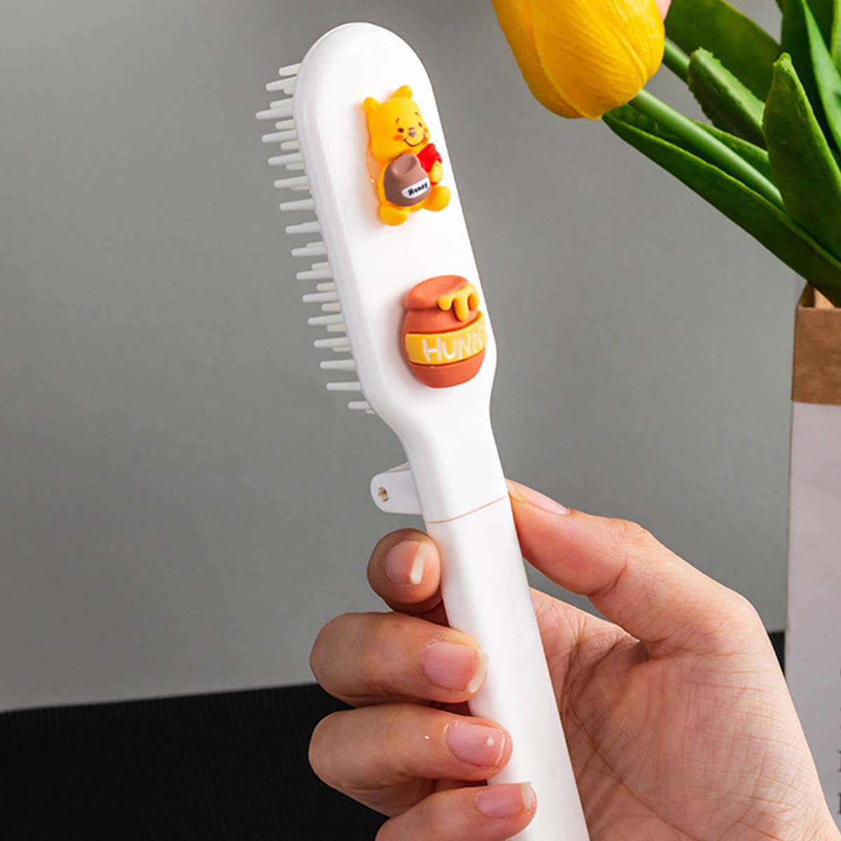 PORTABLE TRAVEL SOFT-TOOTH FINE-TOOTH FOLDING COMB_CWMM0911