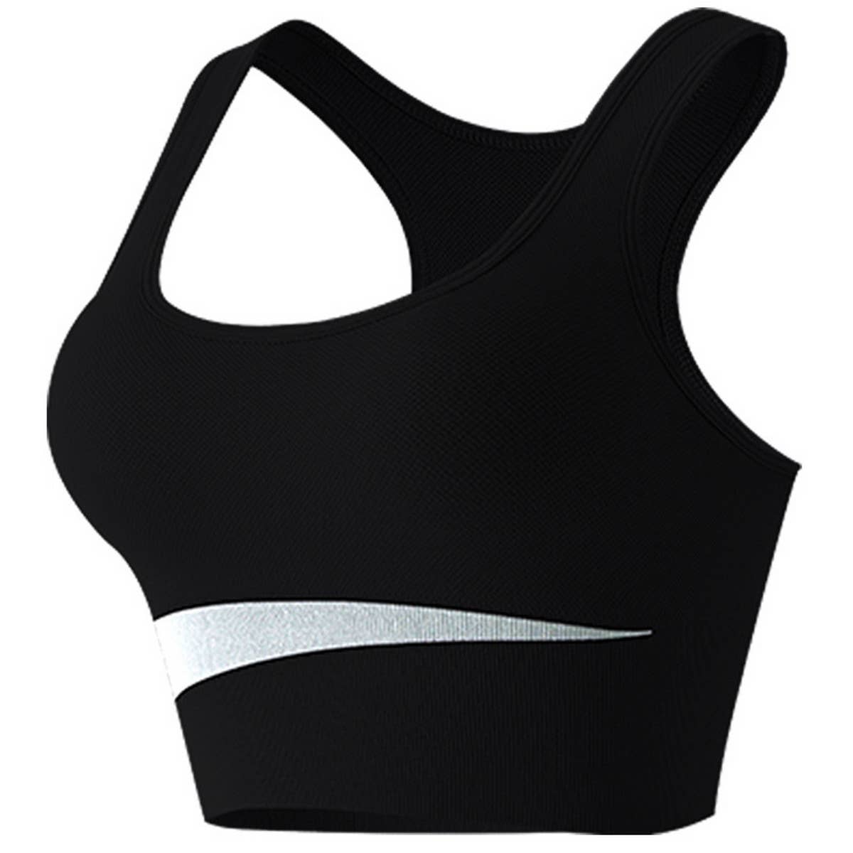 CONTRAST COLOR WIRE-FREE RUNNING YOGA SPORTS BRA