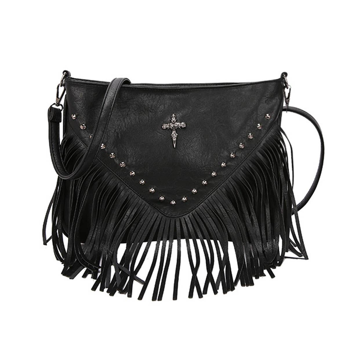 Rivet trendy and versatile crossbody underarm bag