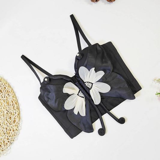 HIGH-END SEXY BUTTERFLY HERRINGBONE CORSET