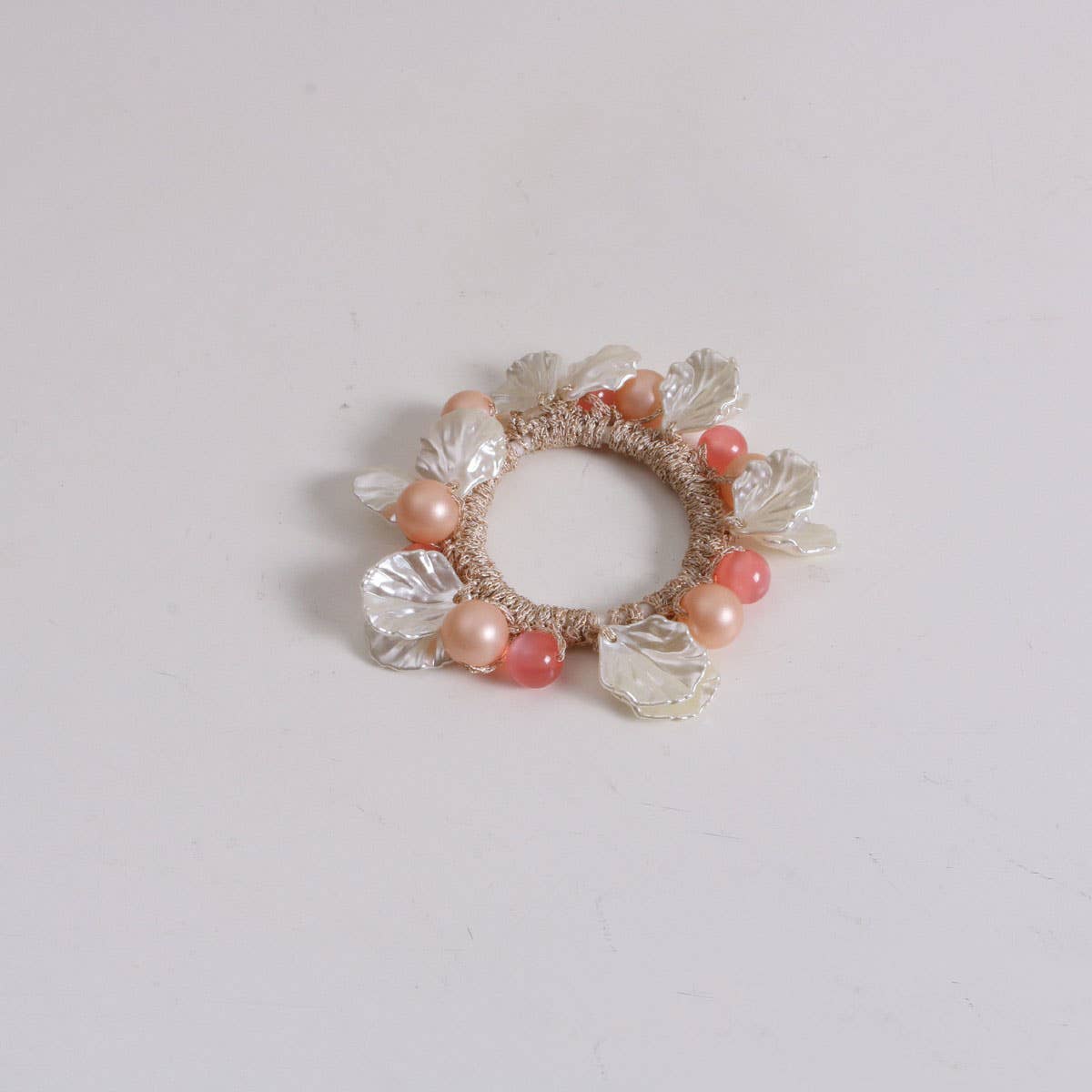 Shell Cat Eye Bead Hair Tie Cute Pearl New Band