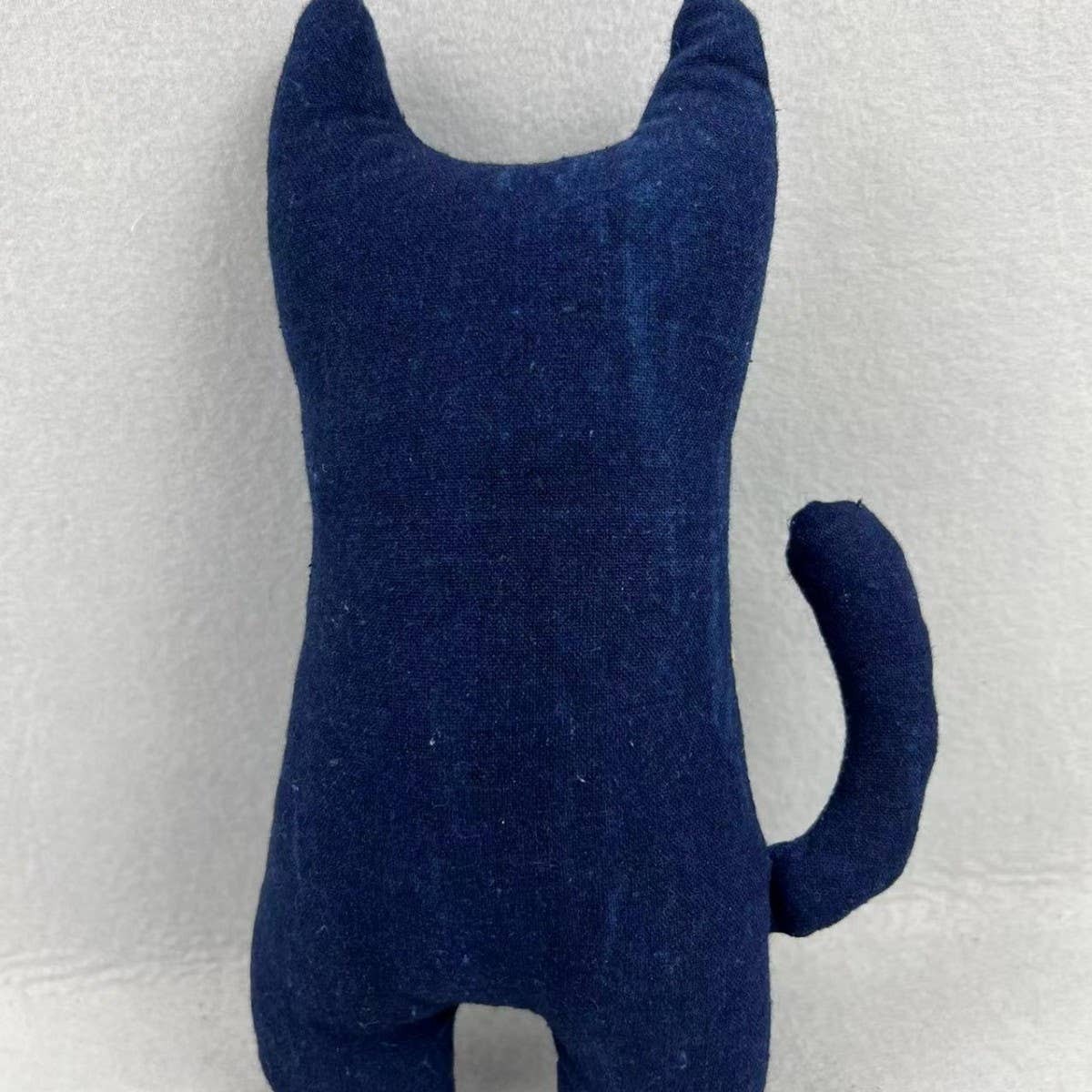 Handcrafted Indigo Dyed Embroidered Plush Doll