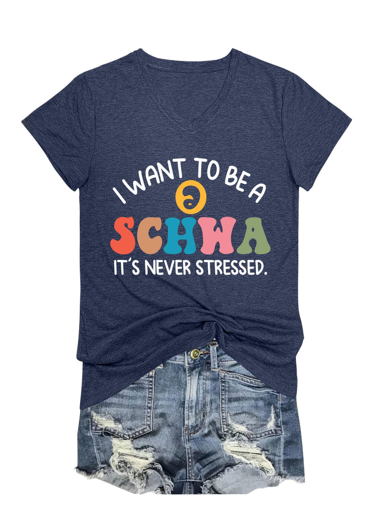 I want to be a schwaV comfortable T-shirt