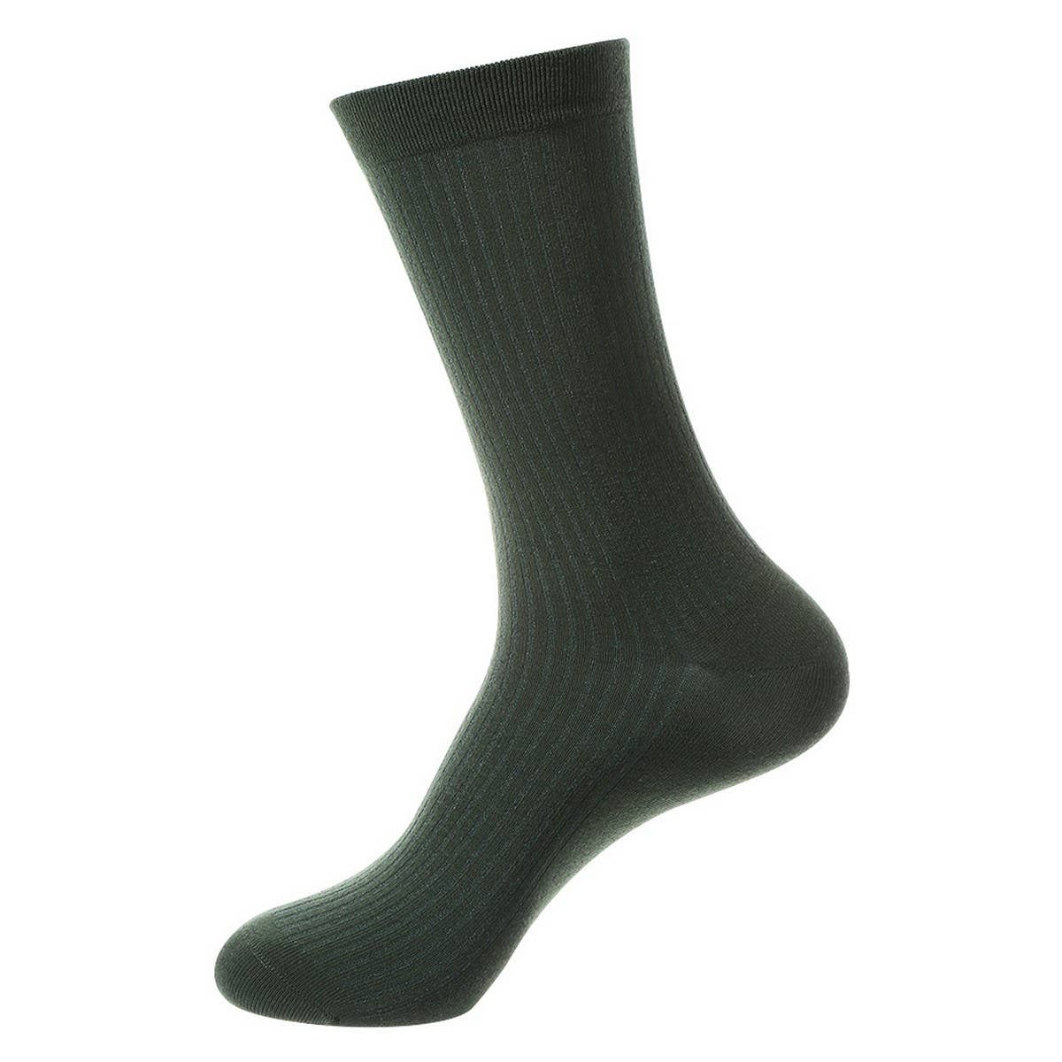 MEN'S CASUAL SOLID COLOR MID-CALF SOCKS