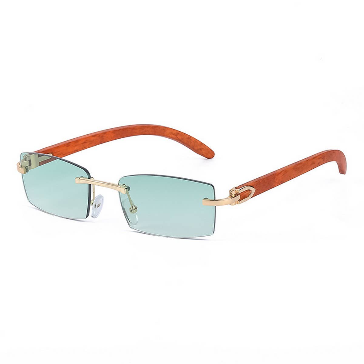 OCEAN FLAKE DIAMOND CUT FRAMELESS SUNGLASSES_CWASG0589