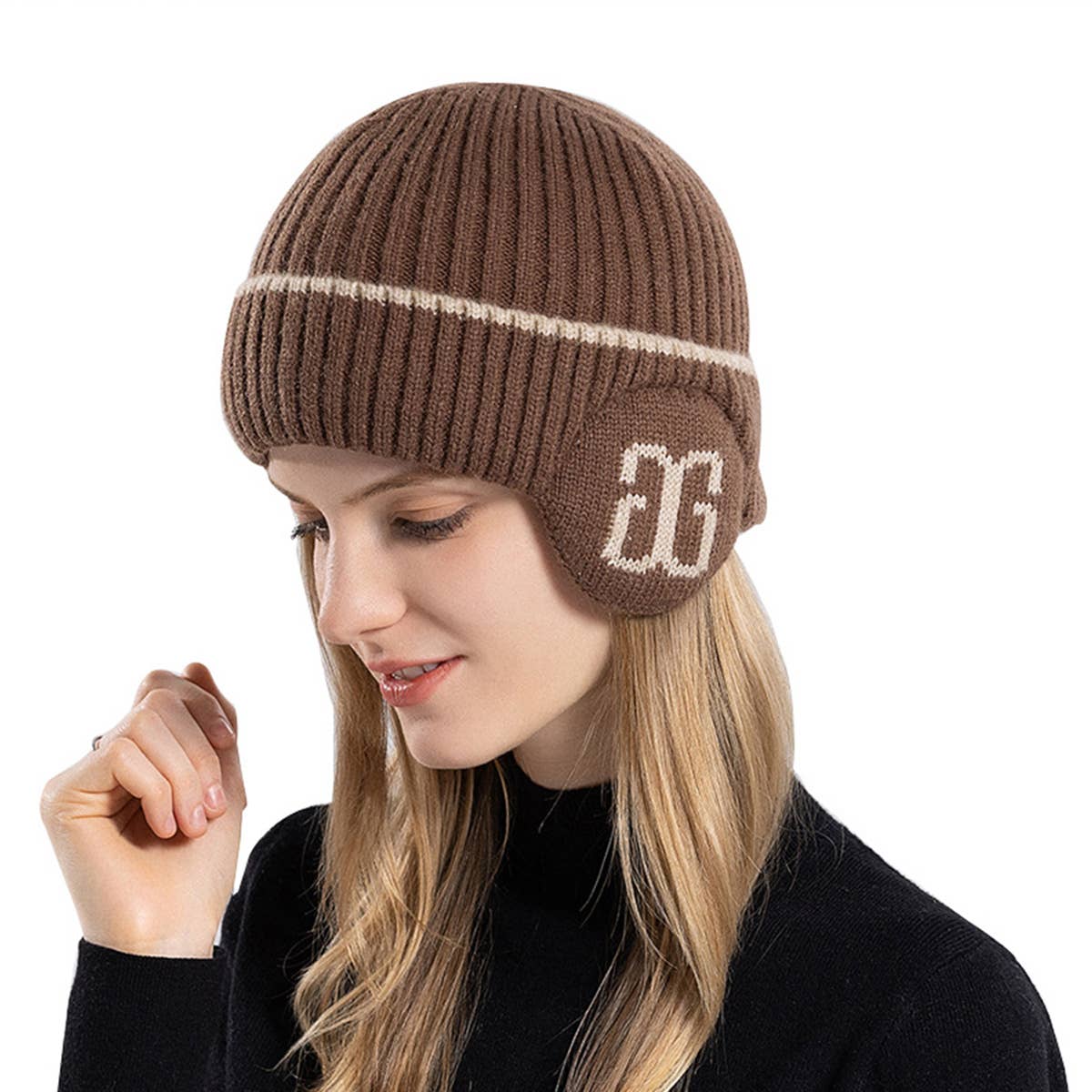 VERSATILE FLEECE COLD-PROOF EARMUFFS CAP HAT