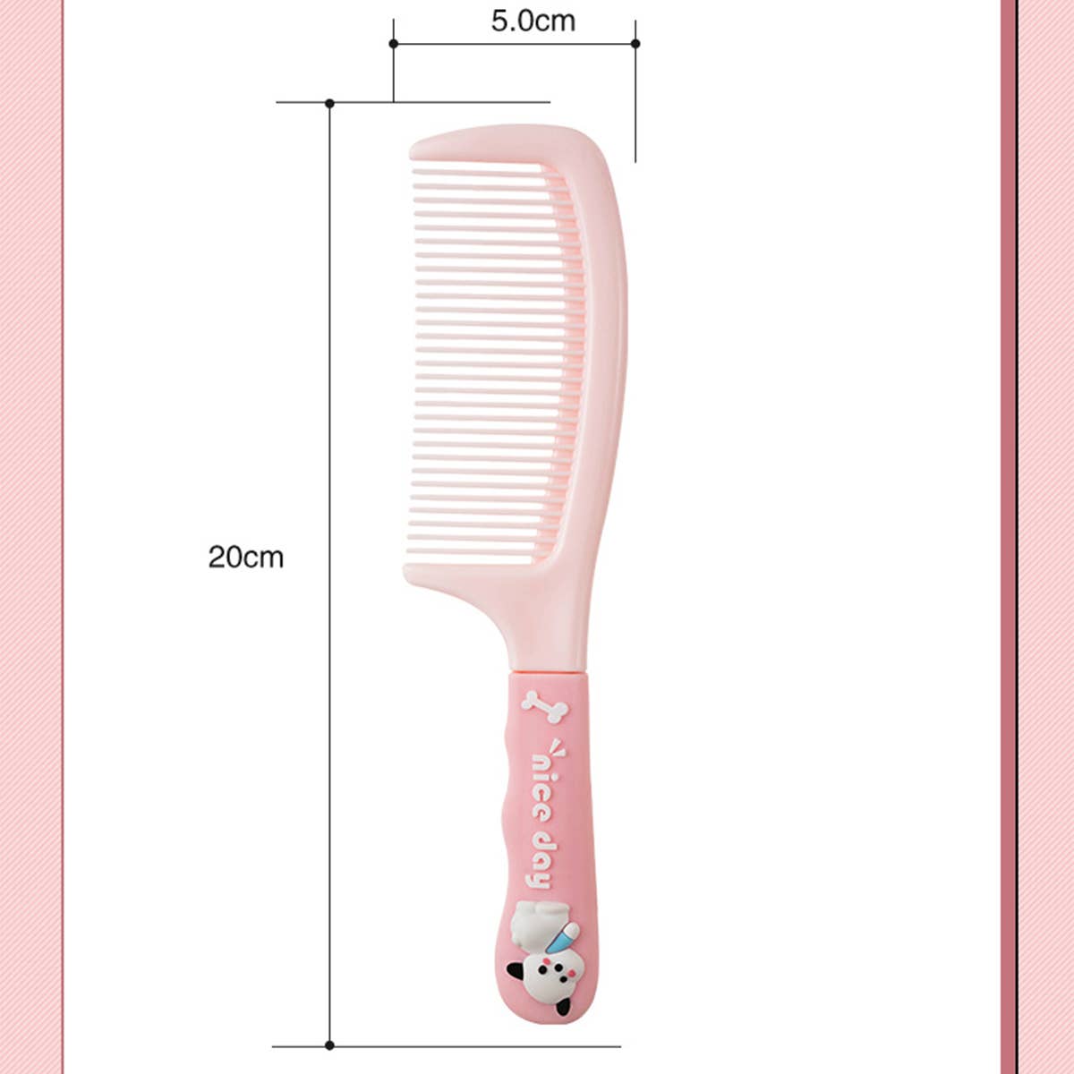 HOME SILICONE HANDLE CUTE CARTOON COMB