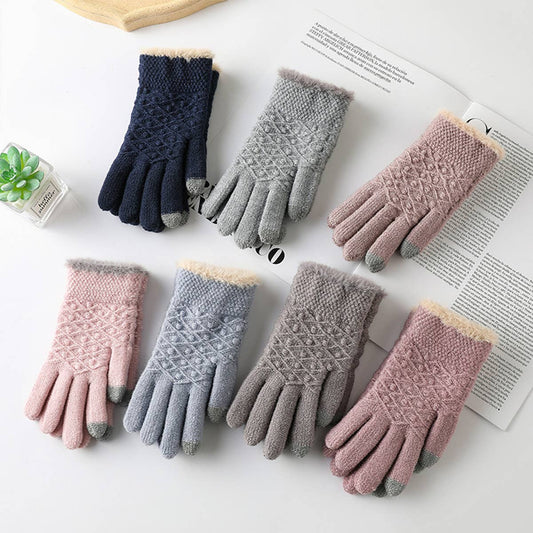 WOMEN'S WARM TOUCH SCREEN FASHION GLOVES_CWMM1503