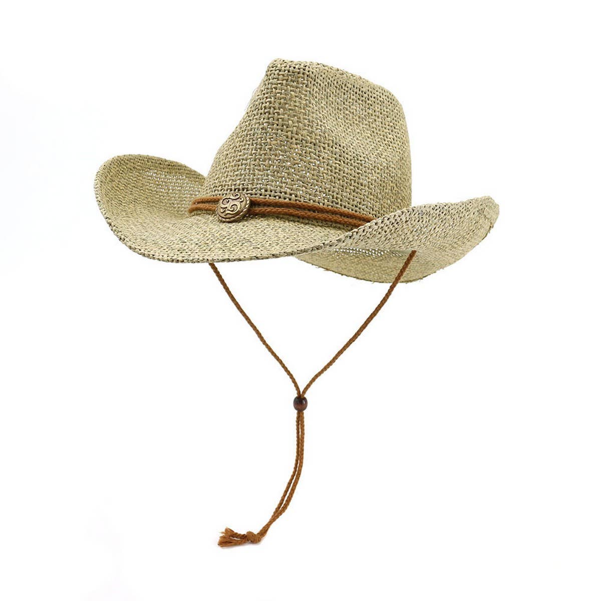 WESTERN COWBOY SUN SHADING STRAW HAT_CWAH1248