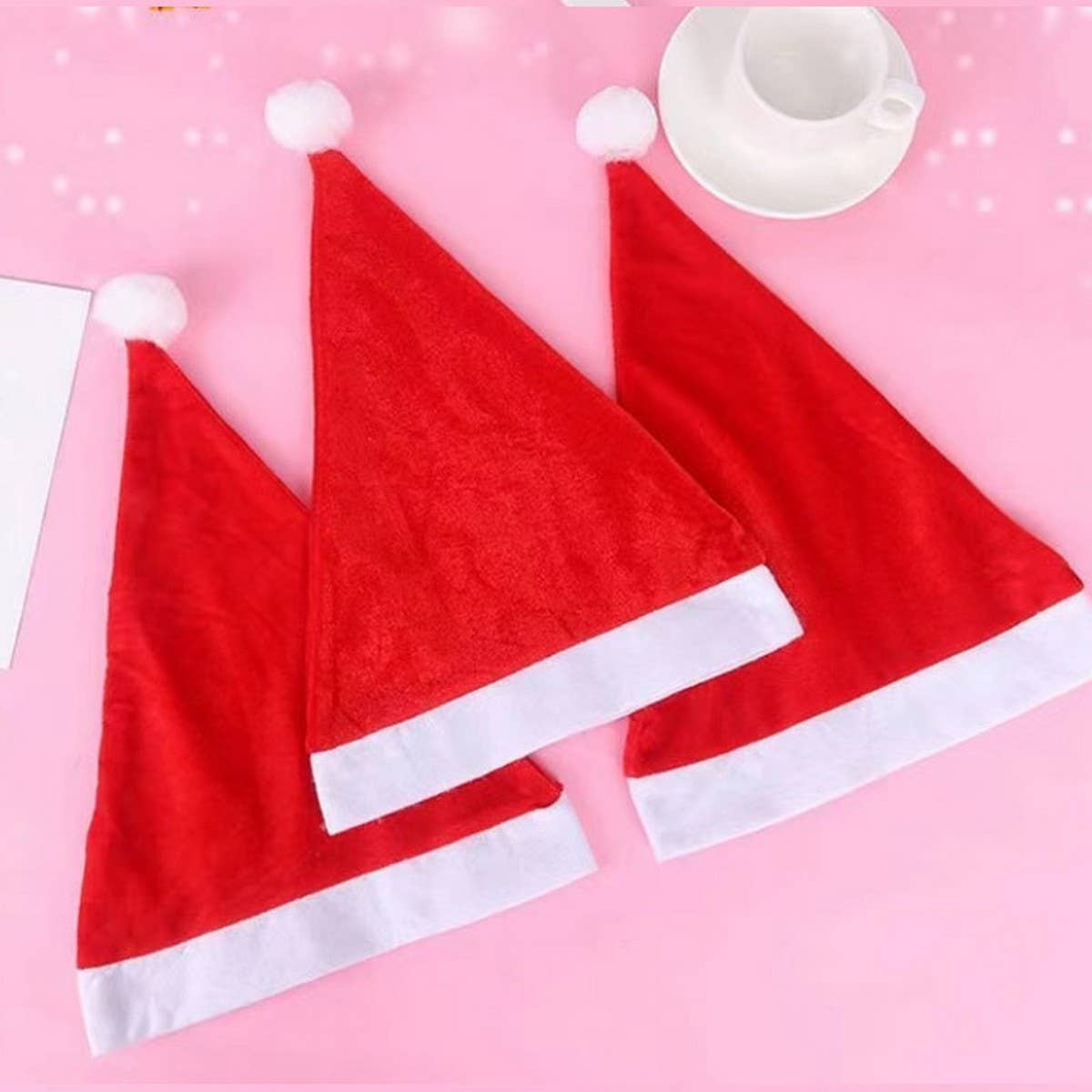 CWAH4071_CHRISTMAS ADULT KIDS PARTY SANTA HATS