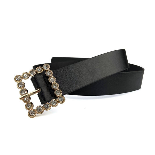 NEW FASHION WOMEN'S DIAMOND PIN BUCKLE BELT_CWABE0702