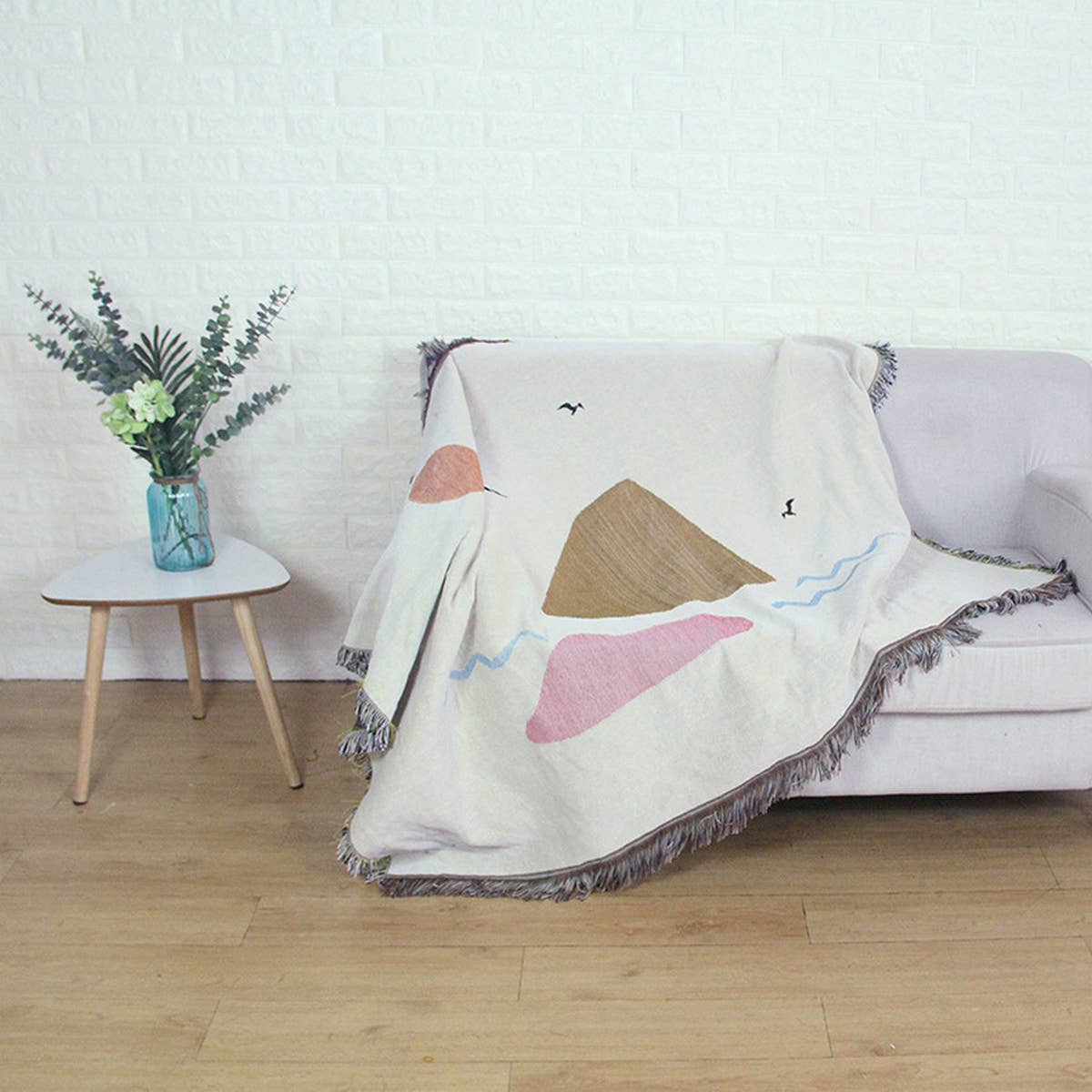 JACQUARD SOFA BLANKET CAMPING BLANKET