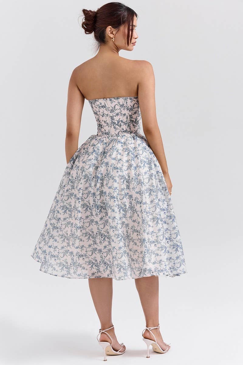 CWDTD0469_STRAPLESS SEXY BACKLESS MIDI DRESS