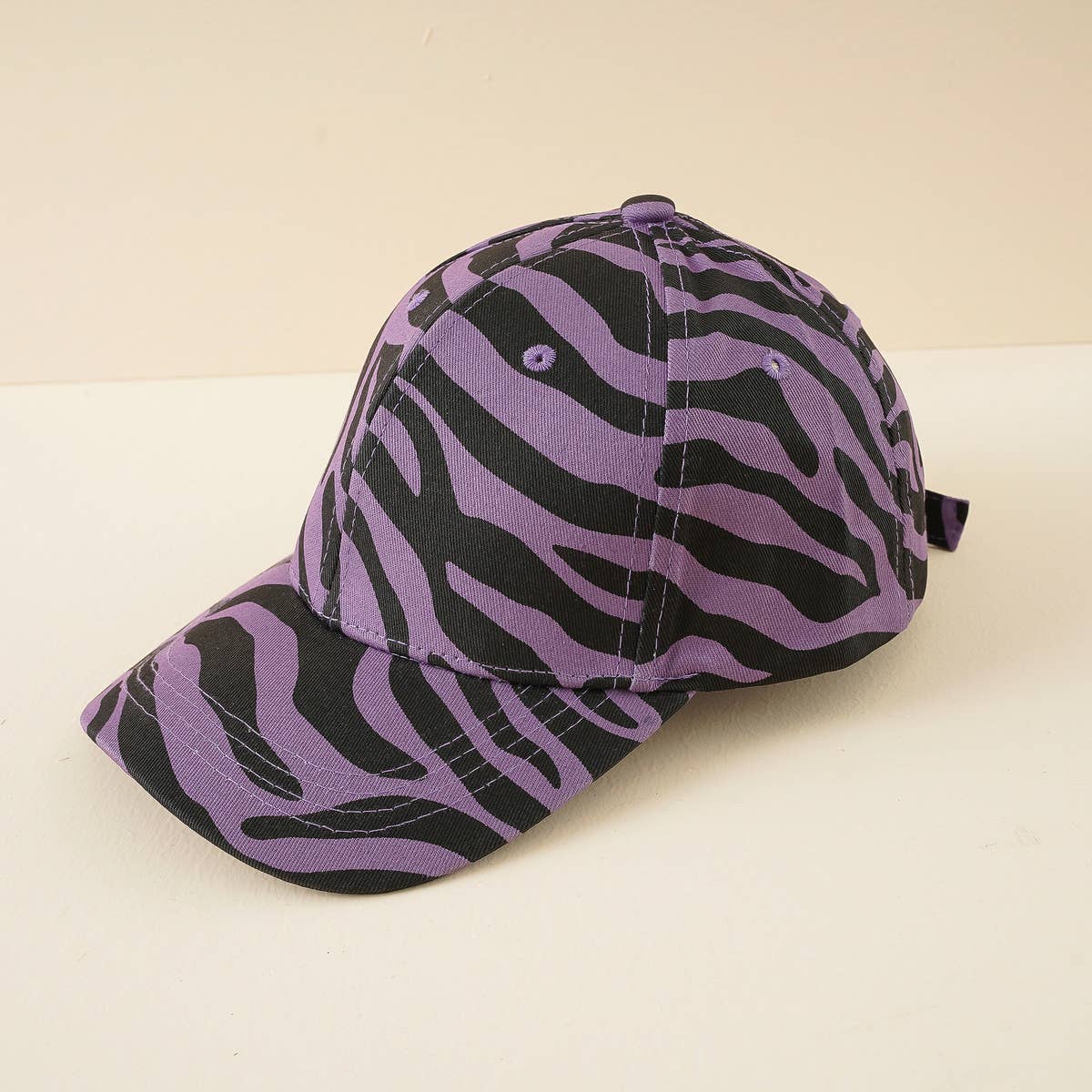 Zebra Print Baseball Hat  - Summer Sun Hat CWAH1401