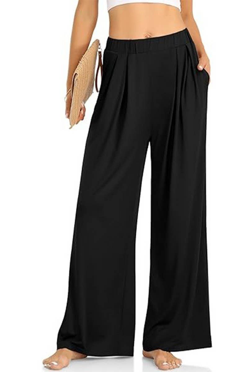 CWBLP1950_COMFY LOOSE FIT STRAIGHT LEG YOGA LOUNGE PANTS