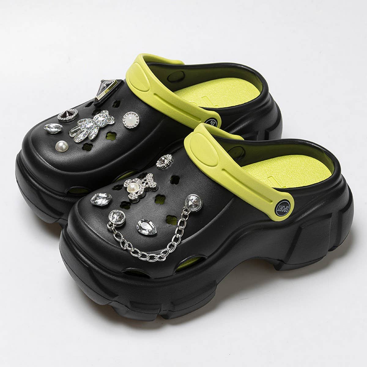FASHION DIAMOND BEAR NEW HOLE SHOES SANDALS_CWSHS0814