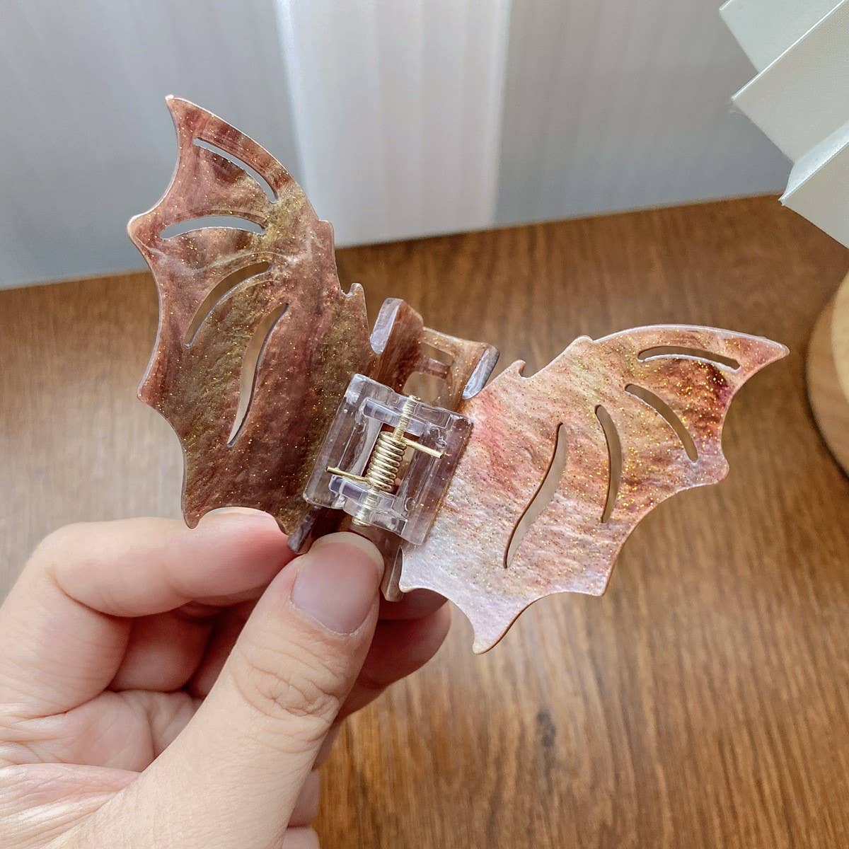 Halloween Bat Wing Gothic Hair Clip for Ladies_CWAHA1444