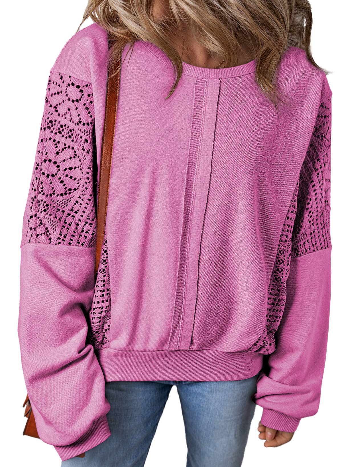 Fashion floral patchwork long sleeve hoodie for women