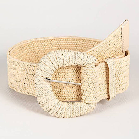 RETRO ELASTIC BELT WITH BRAIDED BUCKLE_CWABE0440