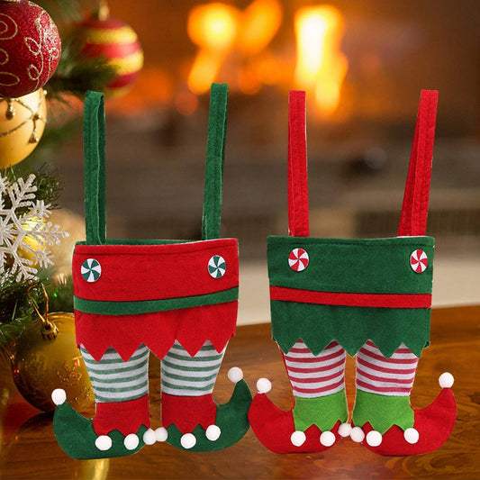 CWMM1750_Christmas Decorations Elf Gift Bag Fun Candy Bag