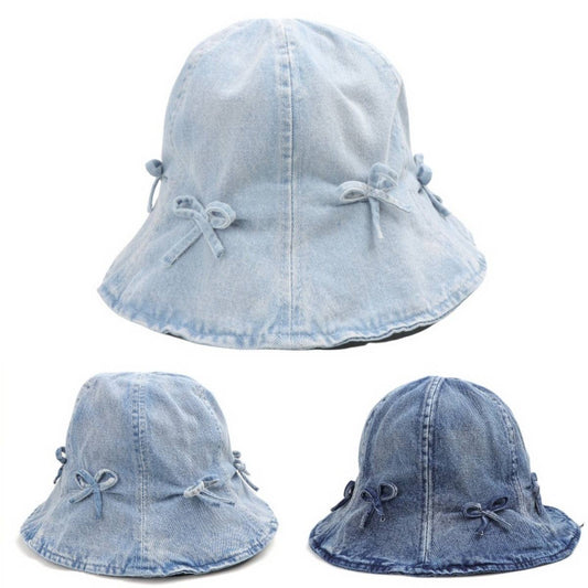 FRESH BOW RETRO WASHED BUCKET HAT_CWAH1547