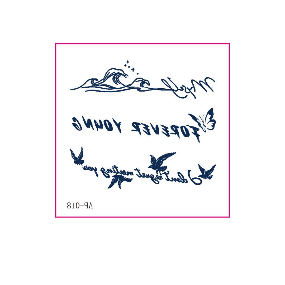 Street Style Juice Tattoo Stickers Waterproof_CWMM8353