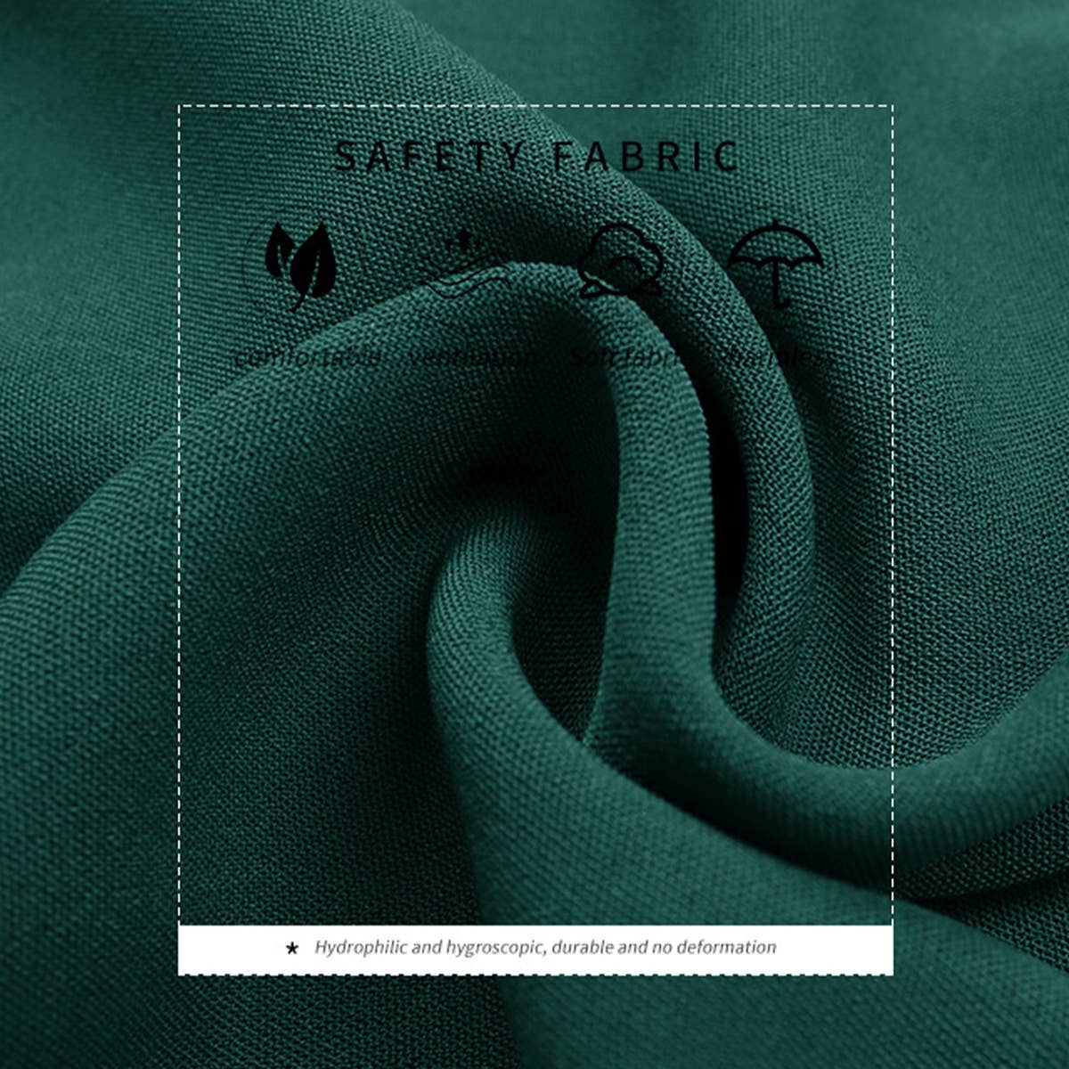 LONG MID-SLEEVED GREEN DRESS WITH BELT