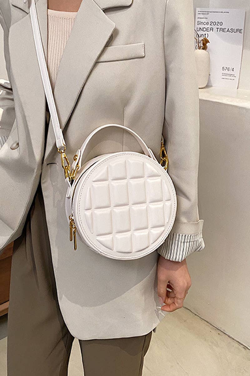 WAFFLE LOUND CROSS BODY BAG_CUAB0087