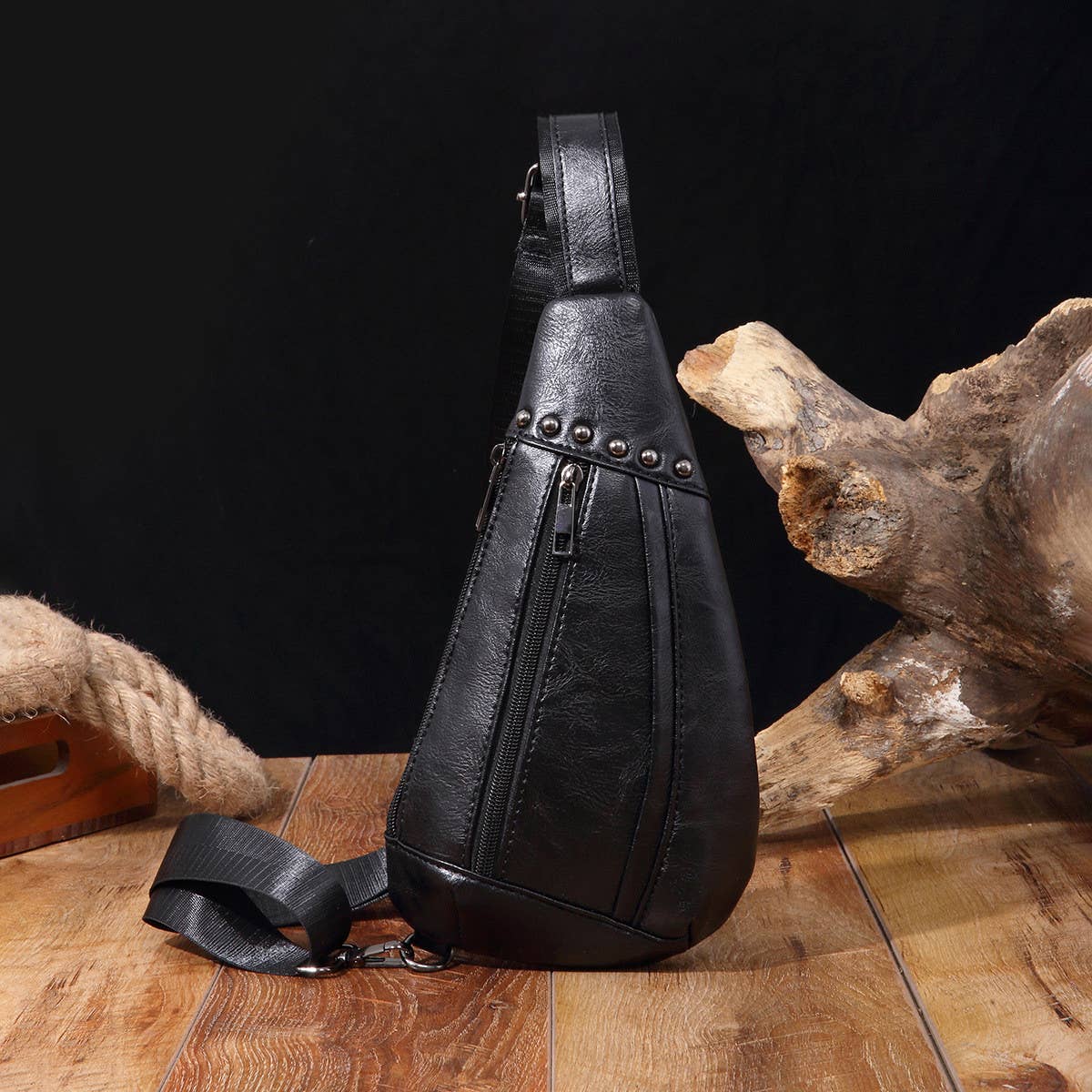 VINTAGE WESTERN CASUAL WAIST BAG CROSSBODY BAG_CWAB2588