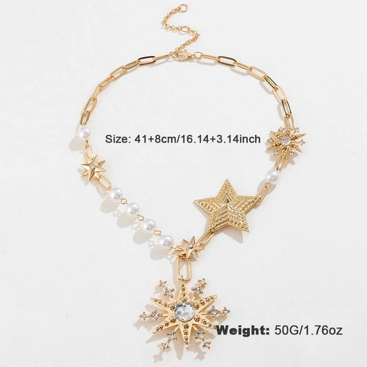 TEMPERAMENT SIX-POINTED STAR DIAMOND FASHION SUIT