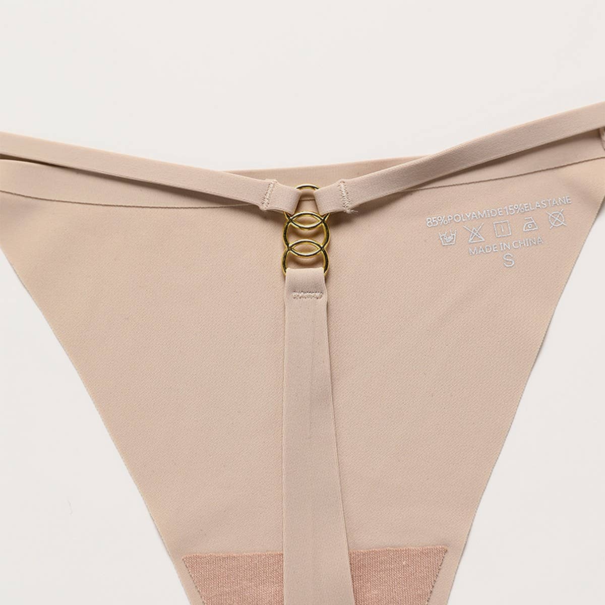 WOMEN SEXY THONG WITH LOOP BUCKLE