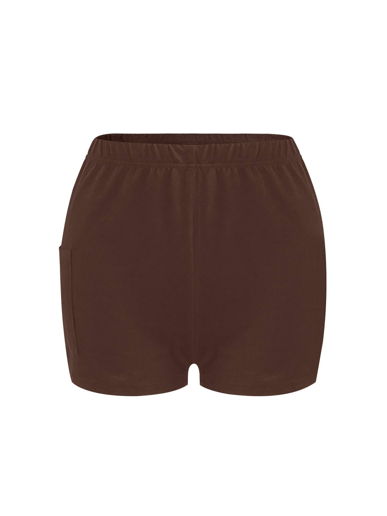 Waist-cinching dress and anti-glare shorts set