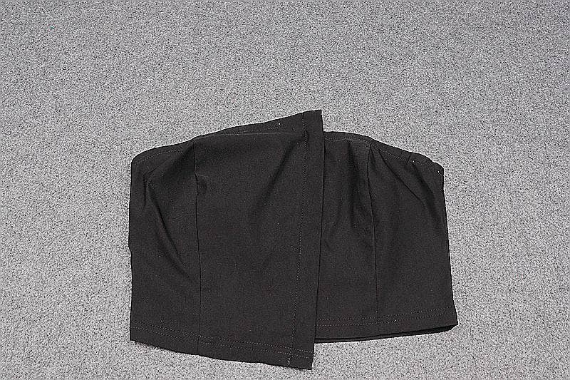 Two strapless pieces with a strong design sense