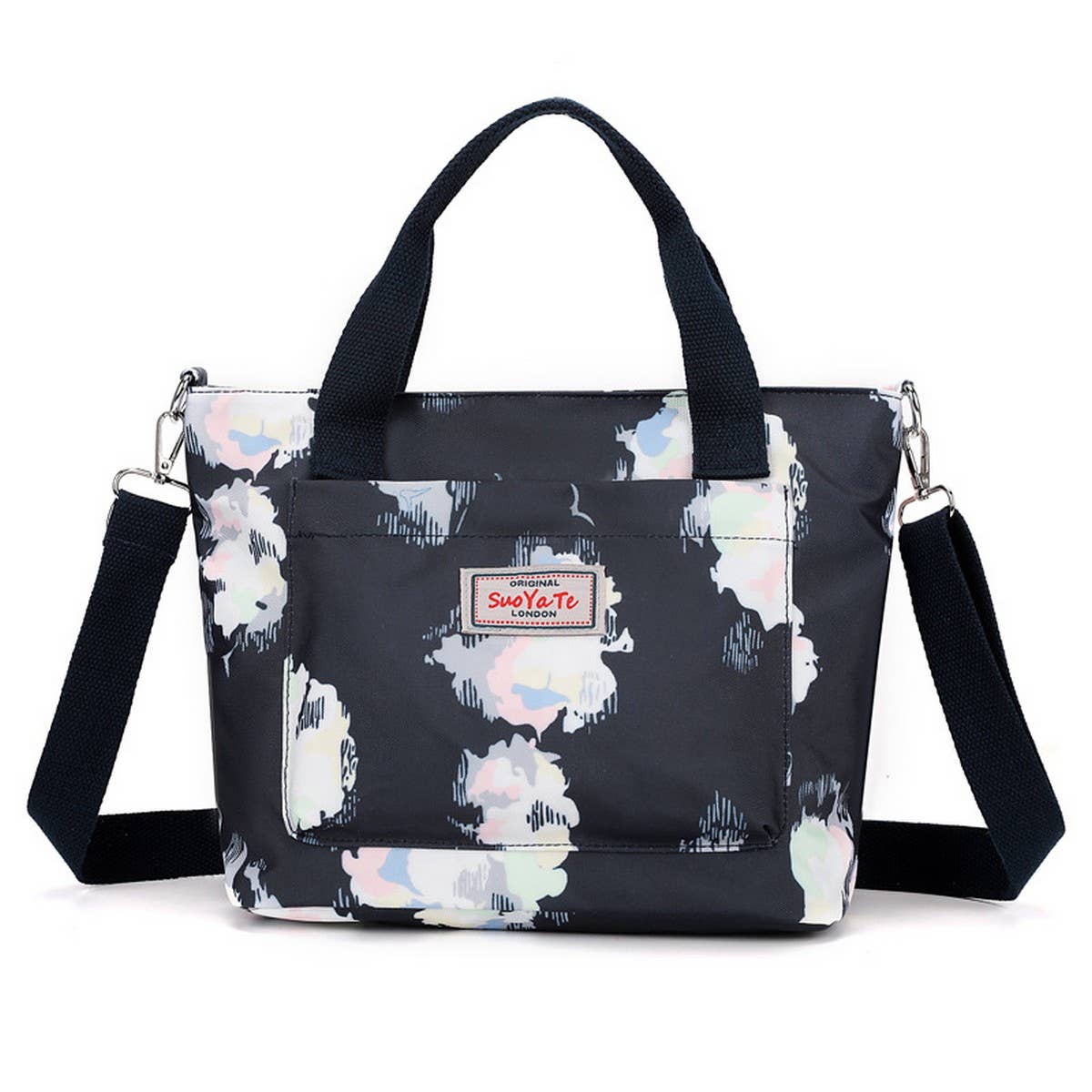 PRINTED NYLON TOTE SHOULDER CROSSBODY BAG_CWASC1783
