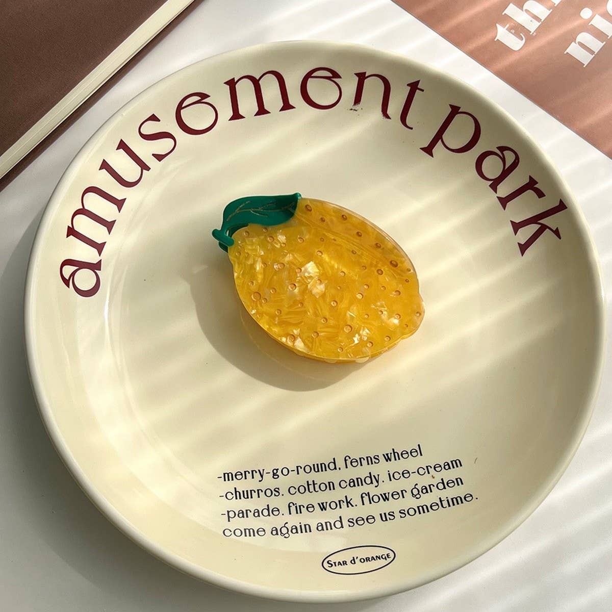 Fruit Hair Claw ? Strawberry, Lemon & Cherry Clip