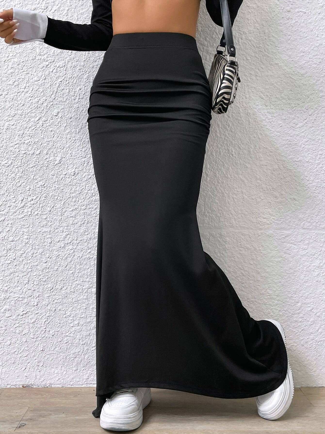 ELEGANT STYLE HIGH WAIST SLIM DROP FISHTAIL DRESS
