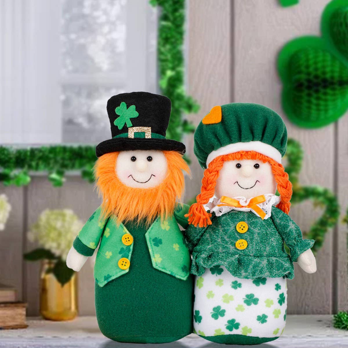 GREEN LEAF FESTIVAL DOLL DOLL ST. PATRICK'S DAY