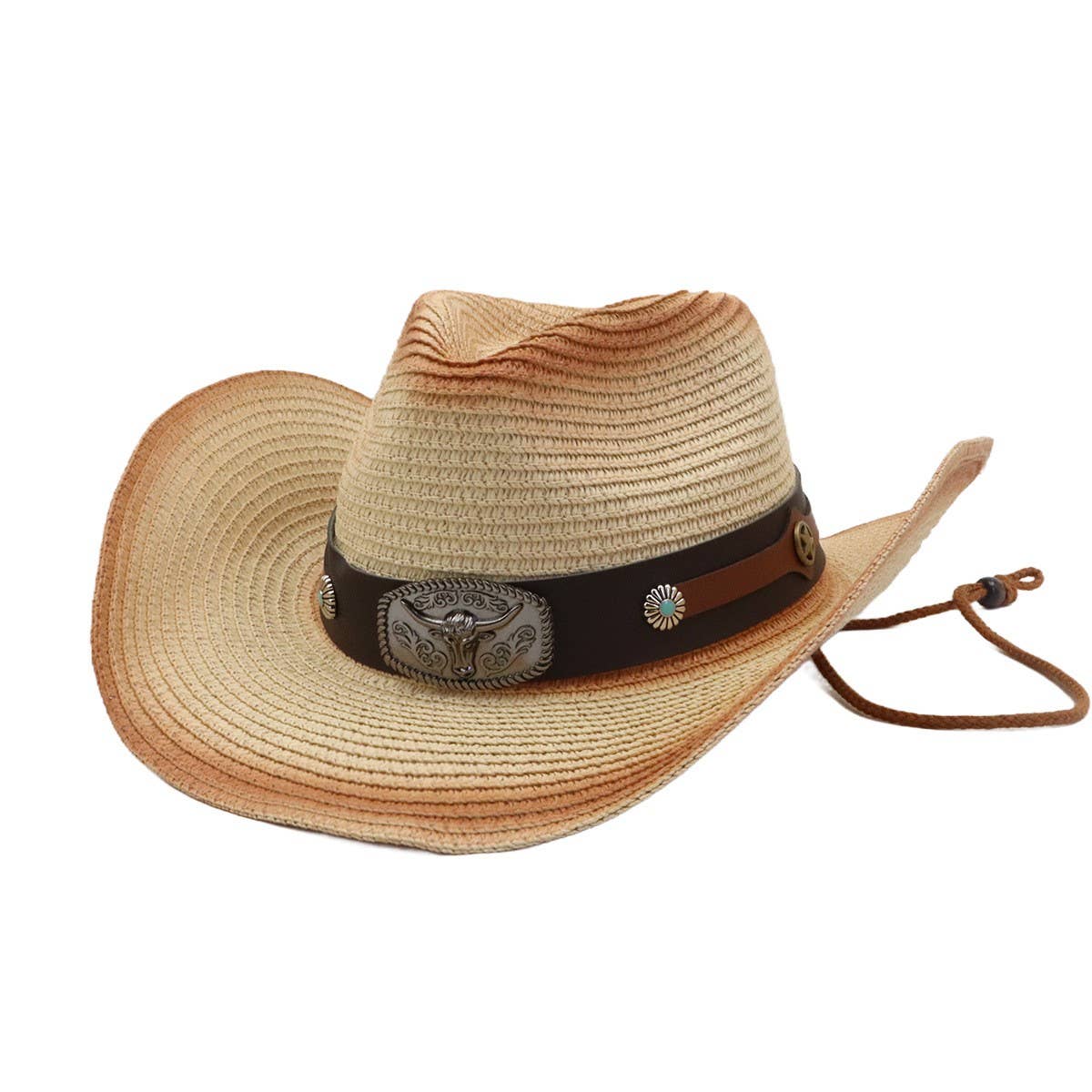 Unisex Outdoor Beach Hat Western Cowboy Style_CWAH04491