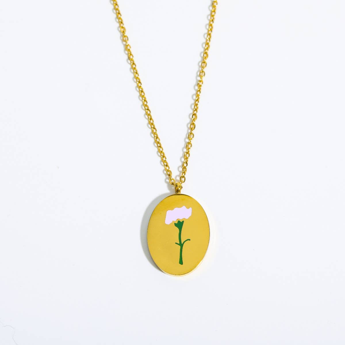 VINTAGE DECEMBER FLOWER CLAVICLE NECKLACE