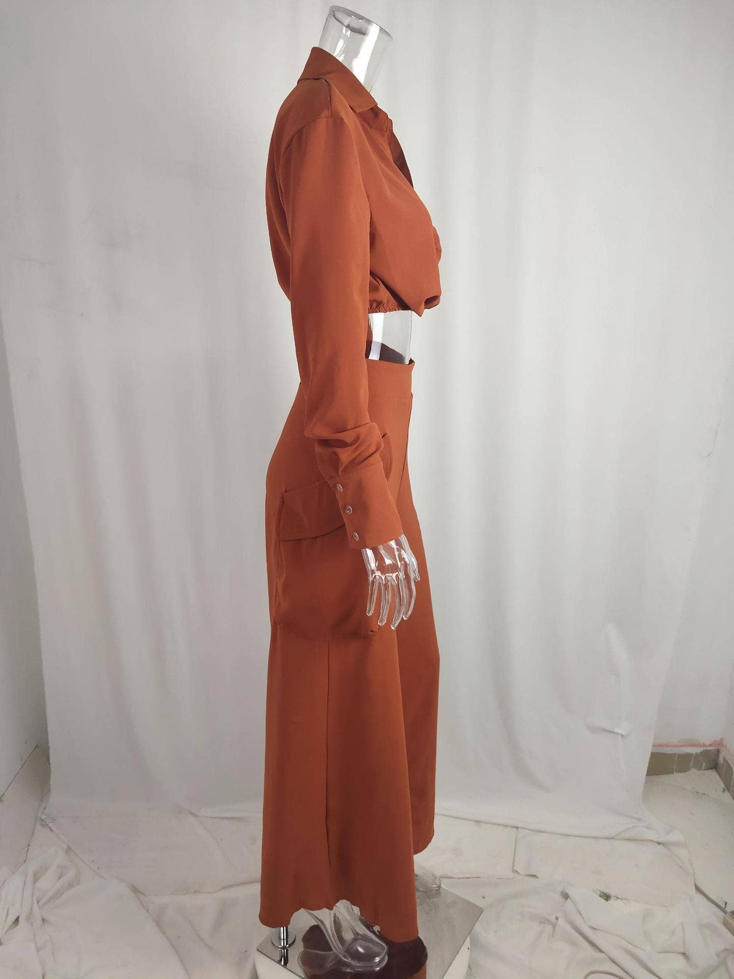 SOLID COLOR TEMPERAMENT COMMUTER FASHION SET