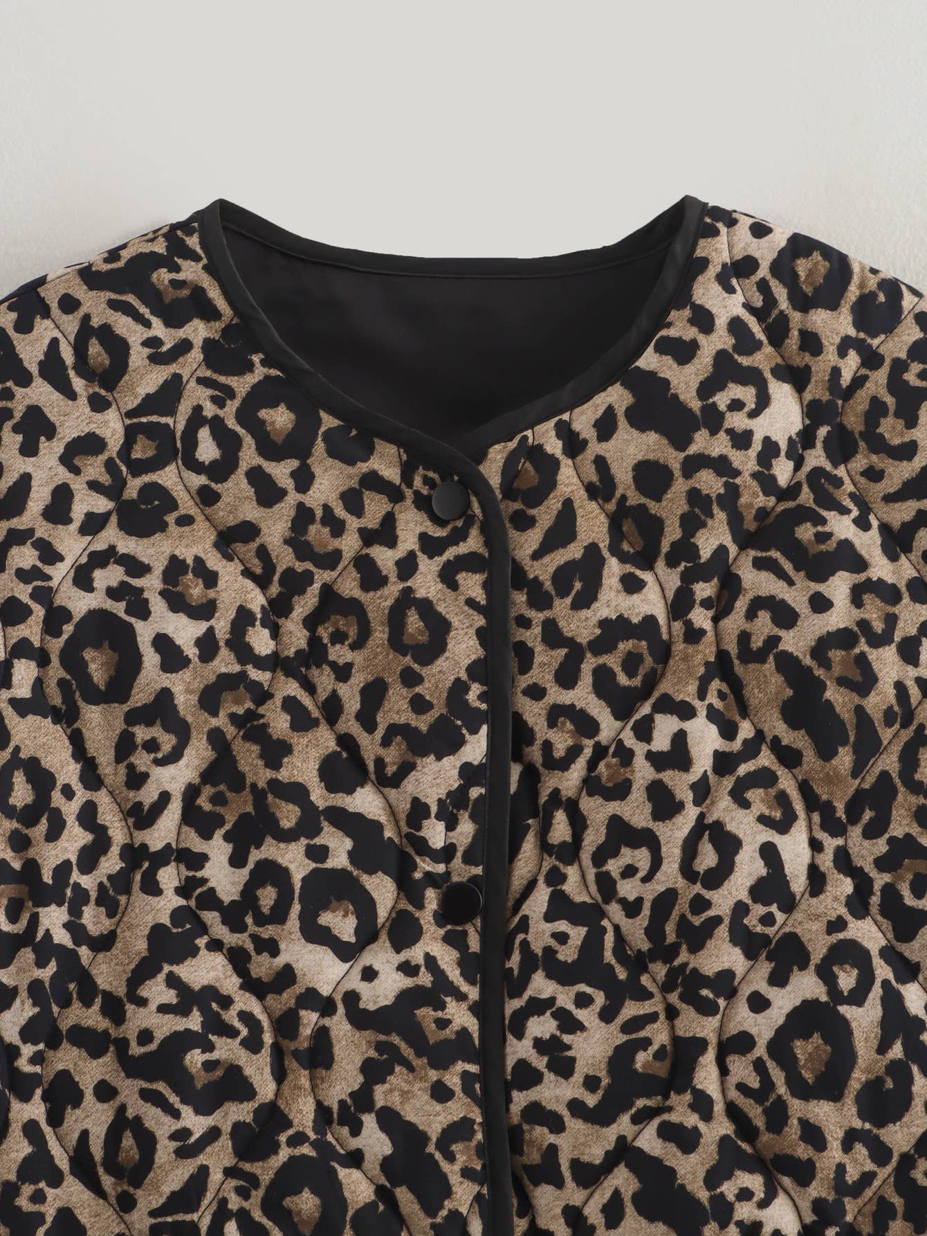 LEOPARD PRINT STREET CARDIGAN WITH POCKETS