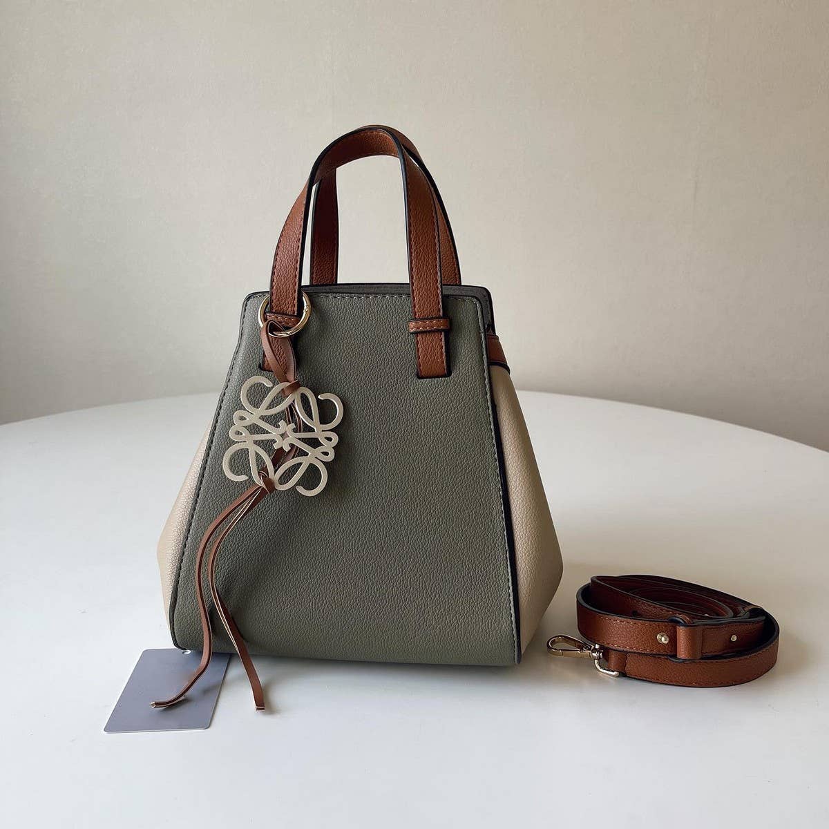 SIMPLE SPLICING CONTRASTING COLORS CROSSBODY BAG_CWAB1944
