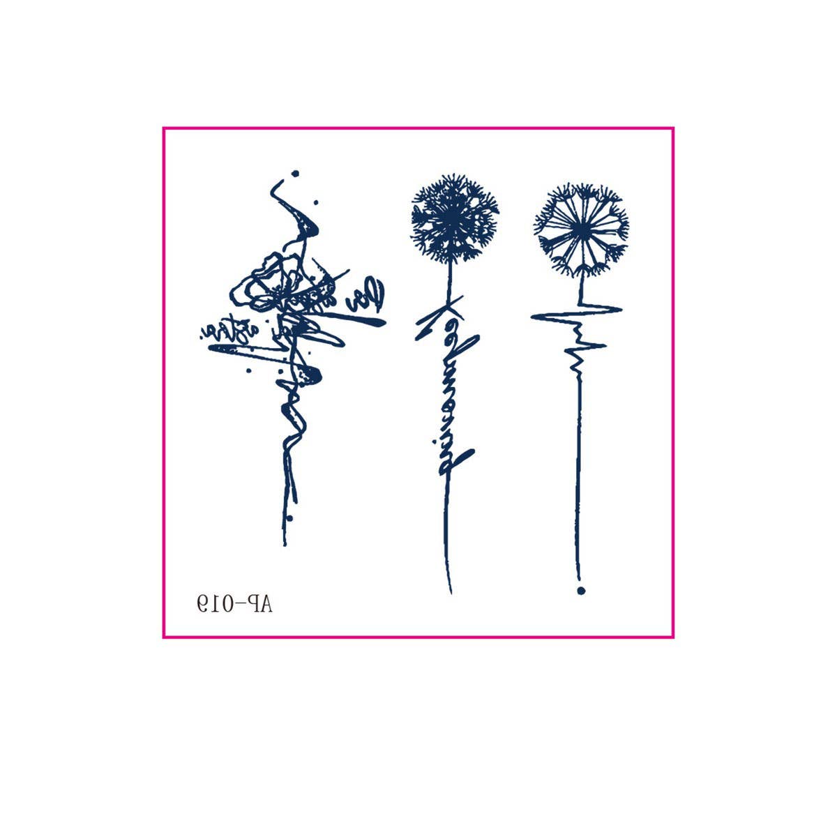 Street Style Juice Tattoo Stickers Waterproof_CWMM8353